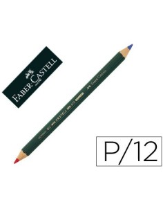 LAPICES BICOLOR FABER CASTELL GOLDFABER ROJO/AZUL UNIDAD