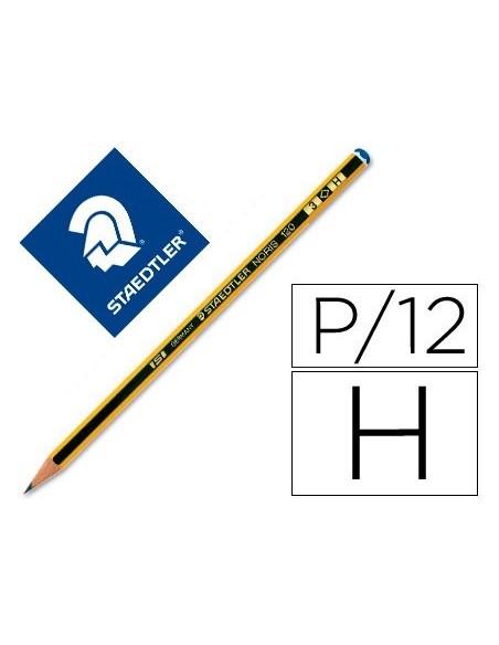 LAPICES DE GRAFITO STAEDTLER NORIS N.3 H UNIDAD