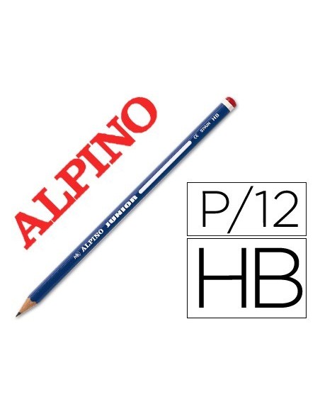 LAPICES DE GRAFITO ALPINO JUNIOR UNIDAD