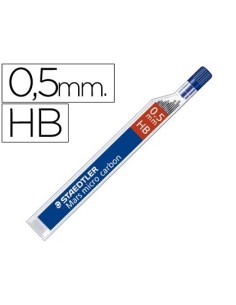 MINAS STAEDTLER MARS MICRO GRAFITO 0,5 MM HB TUBO CON 12 MINAS