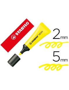 ROTULADOR STABILO FLUORESCENTE 72 AMARILLO NEON
