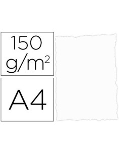 PAPEL PERGAMINO DIN A4 TROQUELADO 150 GR COLOR PARCHMENT BLANCO PAQUETE DE 25 HOJAS