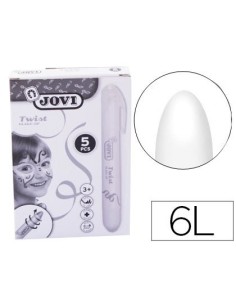 BARRA DE MAQUILLAJE JOVI TWIST MAKE-UP BLANCA CAJA DE 5 UNIDADES