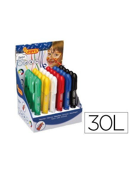 BARRA DE MAQUILLAJE JOVI TWIST MAKE-UP CAJA DE 30 UNIDADES COLORES SURTIDOS