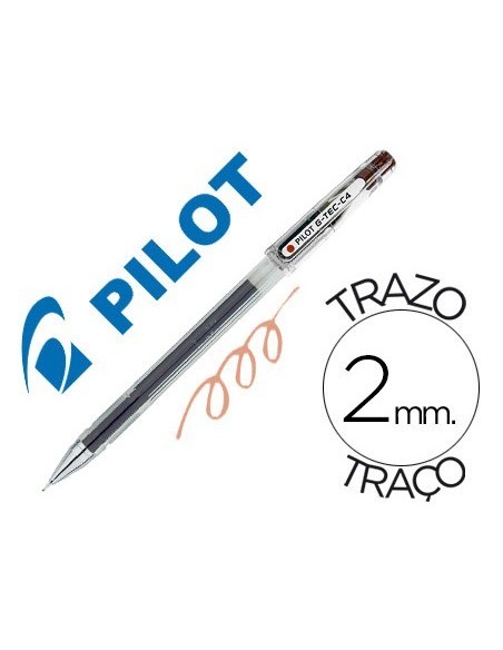 BOLIGRAFO PILOT PUNTA AGUJA G-TEC-C4 SEPIA