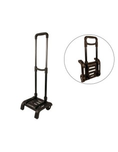 CARRO PORTAMOCHILAS LIDERPAPEL PLEGABLE NEGRO 860X280X260 MM