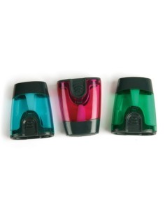 SACAPUNTAS LIDERPAPEL PLASTICO 1 USO CON DEPOSITO