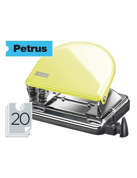 TALADRADOR PETRUS 52 AMARILLO MELLOW YELLOW CAPACIDAD 20 HOJAS