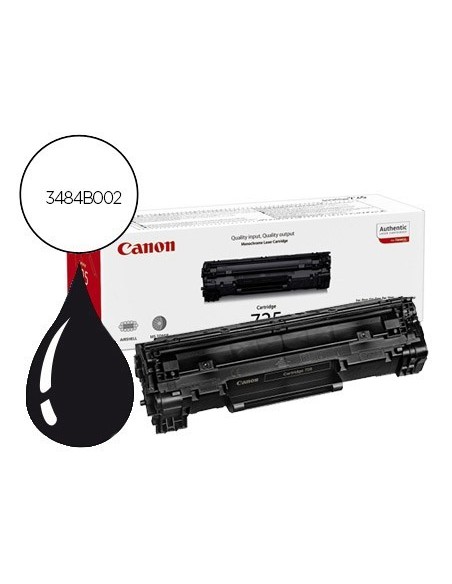 TONER CANON LASER CRG 725 NEGRO LBP6000 LBP6000B LBP6020 LBP6020B 1600 PAG