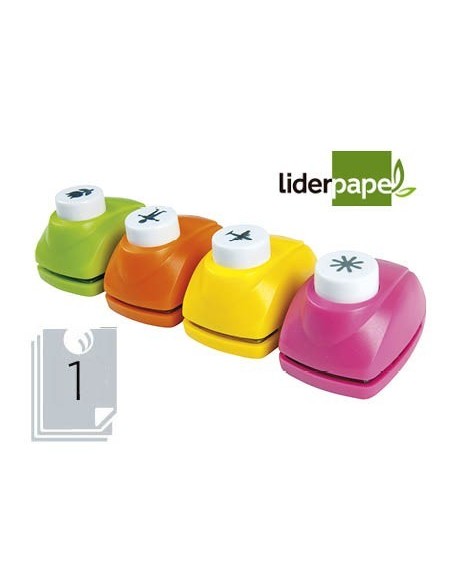 TALADRADOR LIDERPAPEL CON FIGURAS DECORATIVAS MODELOS SURTIDOS