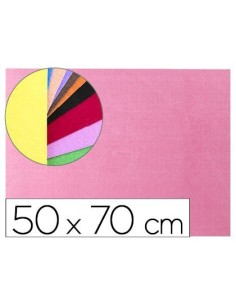 GOMA EVA LIDERPAPEL 50X70CM 60G/M2 ESPESOR 2MM TEXTURA TOALLA ROSA