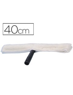 LIMPIAVENTANAS Q-CONNECT INDUSTRIAL MANGO DE PLASTICO Y HOJA LIMPIADORA DE 40 CM DE ANCHO