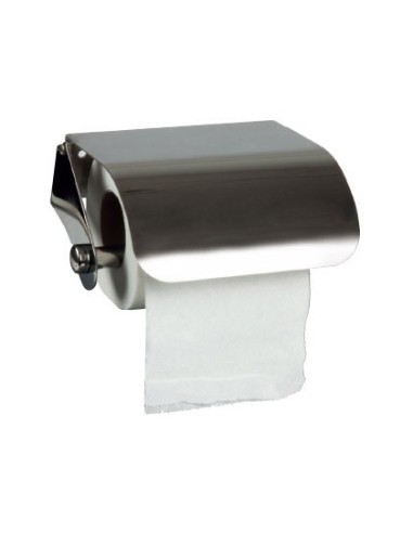 DISPENSADOR Q-CONNECT DE PAPEL HIGIENICO ACERO INOXIDABLE 122X98X45 MM