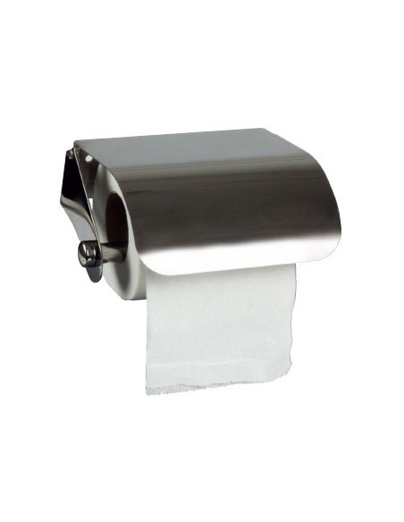 DISPENSADOR Q-CONNECT DE PAPEL HIGIENICO ACERO INOXIDABLE 122X98X45 MM