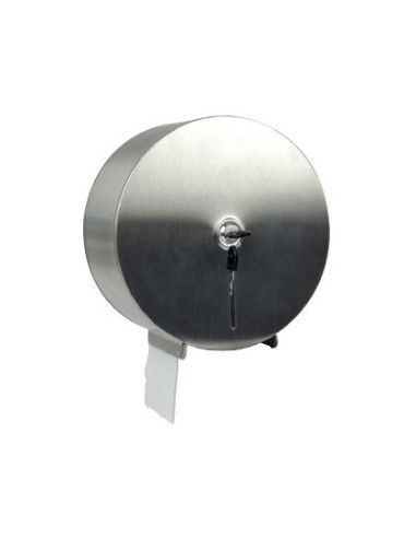 DISPENSADOR Q-CONNECT DE PAPEL HIGIENICO JUMBO ACERO INOXIDABLE 115X254X265 MM