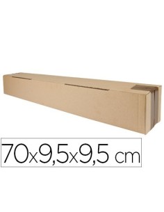 CAJA PARA EMBALAR Q-CONNECT TUBO MEDIDAS 725X95X95 MM ESPESOR CARTON 3 MM