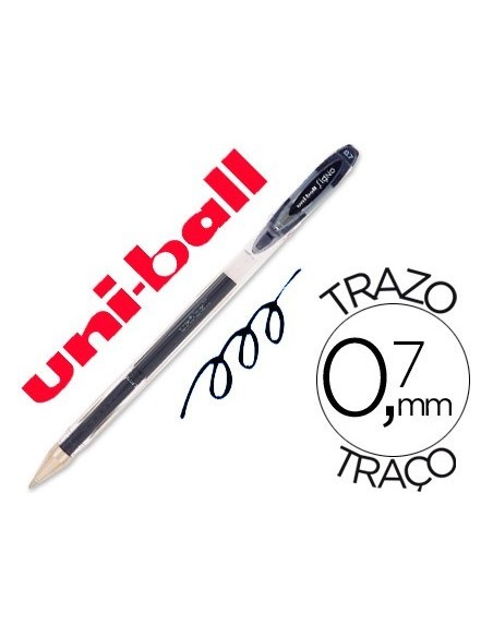 BOLIGRAFO UNI-BALL ROLLER UM-120 SIGNO 0,7 MM TINTA GEL COLOR NEGRO