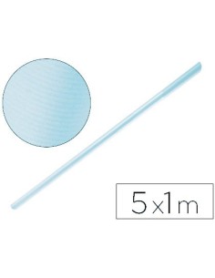PAPEL KRAFT LIDERPAPEL AZUL CIELO ROLLO 5X1 MT