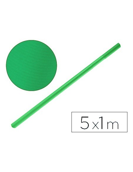 PAPEL KRAFT LIDERPAPEL VERDE MALAQUITA ROLLO 5X1 MT
