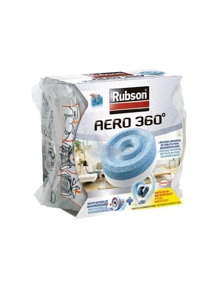 RECAMBIO PASTILLA DESHUMIDIFICADOR RUBSON AERO 360.