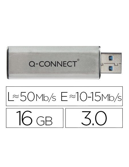 MEMORIA USB Q-CONNECT FLASH 16 GB 3.0