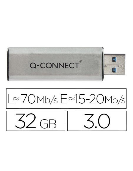 MEMORIA USB Q-CONNECT FLASH 32 GB 3.0