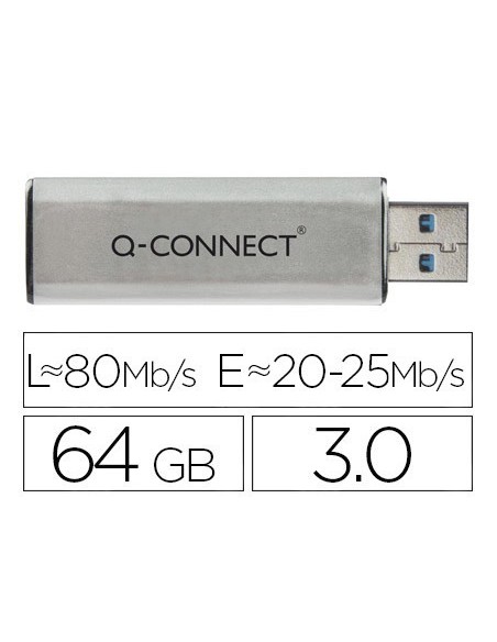 MEMORIA USB Q-CONNECT FLASH 64 GB 3.0