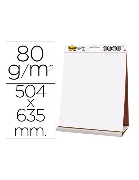 BLOC CONGRESO POST-IT LISO RECICLADO 504 X 635 MM CON 20 HOJAS