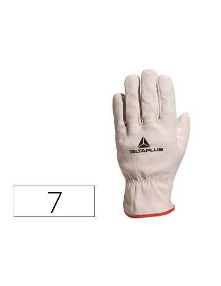 GUANTES DELTAPLUS PIEL VACUNO ESPECIAL PARA TODO TIPO DE TRABAJOS EL MAS VENDIDO DEL MERCADO TALLA 7
