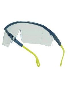 GAFAS DELTAPLUS DE PROTECCION POLICARBONATO MONOBLOQUE INCOLORO COLOR GRIS-AMARILLA UV400