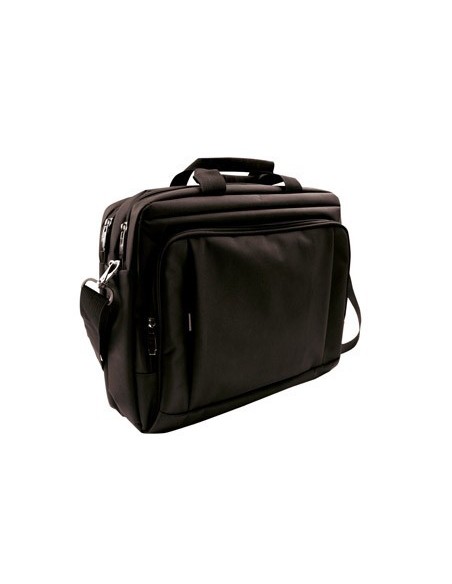 MALETIN PARA PORTATIL Q-CONNECT 15,5" NEGRO 1 ASA 1 BOLSILLO EXTERIOR MEDIDAS 390X310X120MM