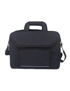 MALETIN PARA PORTATIL Q-CONNECT 15,4" NEGRO 1 ASA 2 BOLSILLOS EXTERIORES MEDIDAS 390X290X90 MM