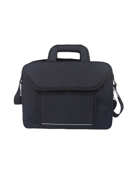 MALETIN PARA PORTATIL Q-CONNECT 15,4" NEGRO 1 ASA 2 BOLSILLOS EXTERIORES MEDIDAS 390X290X90 MM
