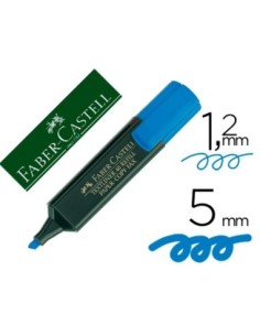 ROTULADOR FABER FLUORESCENTE 48-51 AZUL