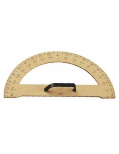 SEMICIRCULO PARA ENCERADO FAIBO DE PLASTICO IMITACION MADERA 34 CM