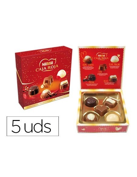 BOMBON NESTLE CAJA ROJA 5 UNIDADES 45 GR