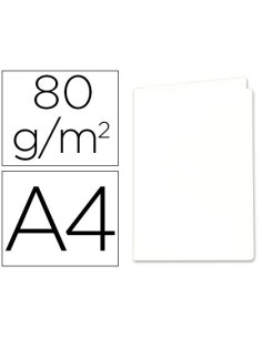 SUBCARPETA PAPEL EXACOMPTA DIN A4 BLANCA 80 GR