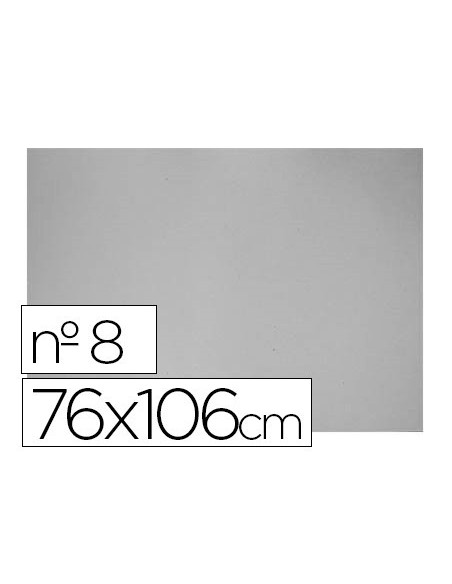CARTON GRIS N. 8 76X106 CM HOJA