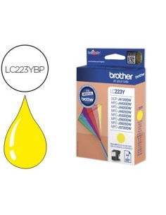 INK-JET BROTHER LC-223CBP AMARILLO DCP4120DW MFCJ4420DW MFCJ4620DW MFCJ5320DW 550 PAG