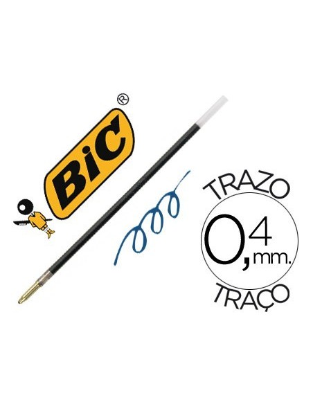 RECAMBIO BOLIGRAFO BIC PEANA PEN DESK AZUL