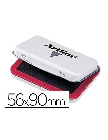 TAMPON ARTLINE N.0 ROJO 56X90 MM