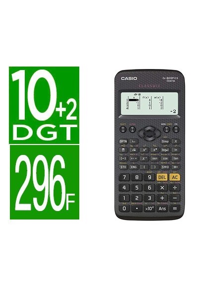 CALCULADORA CASIO FX-82 SPXII IBERIA CLASSWIZZ CIENTIFICA 292 FUNCIONES 9 MEMORIAS CON TAPA