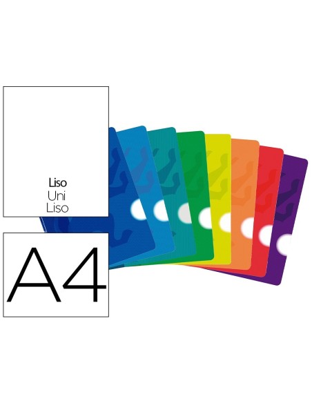 LIBRETA ESCOLAR OXFORD TAPA FLEXIBLE OPTIK PAPER OPENFLEX 48 HOJAS 90 GR DIN A4 LISO COLORES SURTIDOS