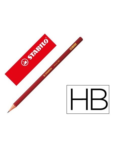 LAPICES DE GRAFITO STABILO SWANO 306 HB UNIDAD