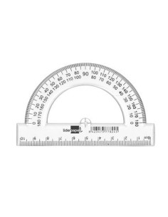 SEMICIRCULO LIDERPAPEL 10 CM PLASTICO
