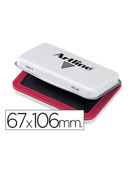 TAMPON ARTLINE N.1 ROJO 67X106 MM