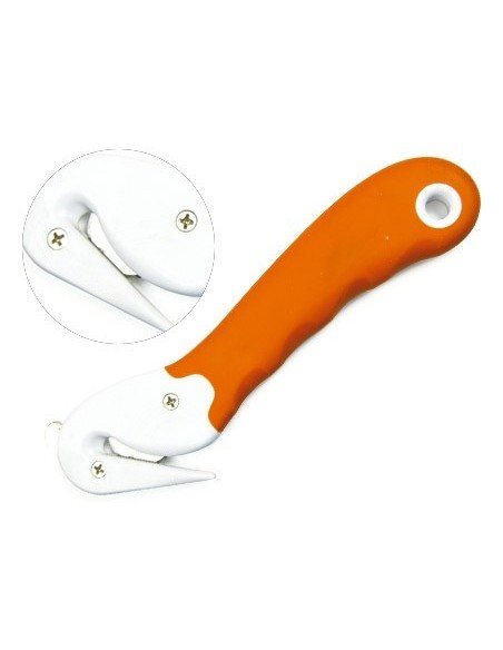 CUTER Q-CONNECT COMBI DE SEGURIDAD SX782N-1 CON CUCHILLA FIJA OCULTA PARA EVITAR CORTES