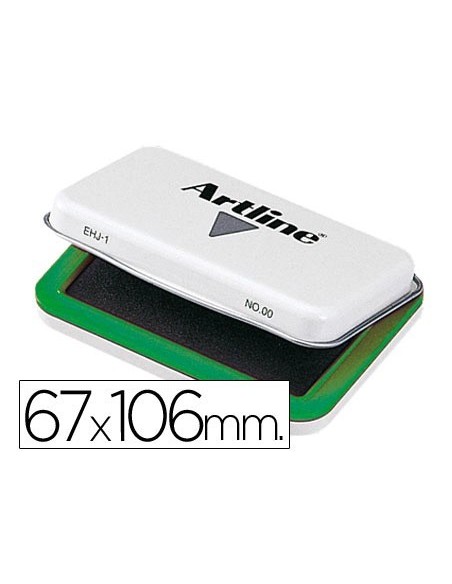 TAMPON ARTLINE N.1 VERDE 67X106 MM
