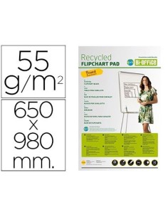 BLOC CONGRESO BI-OFFICE PAPEL RECICLADO 55 GRS 650X980 MM
