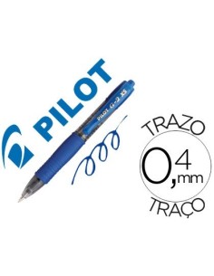BOLIGRAFO PILOT G-2 PIXIE AZUL TINTA GEL RETRACTIL SUJECION DE CAUCHO